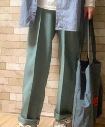 moment+ | センタープレススラックスパンツ(スラックス)