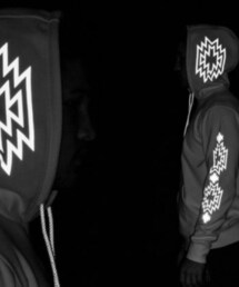 ICNY | ＜ICNY＞（ICE COLD NEW YORK）とmonkey time コラボ  2015年FW限定モデル  暗闇でライトに反射します。(パーカー)