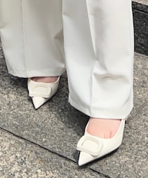 ZARA | デコレーションスリングバックハイヒール(シューズ)