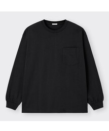 GU | ヘビーウェイトビッグT(長袖)(Tシャツ/カットソー)