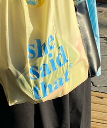 shesaidthat | エコバッグ/サブバッグ