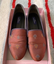 SEMICECO | SEMICECO オペラシューズ　イギリス製生地 39/24.5cm(バレエシューズ)