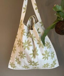KNT365 | Mam / Flower / Green  (トートバッグ)