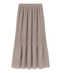 GU | ランダムプリーツロングスカート(スカート)