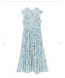 COCO DEAL | 水彩花プリーツワンピース(ワンピース)