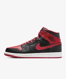 Jordan | Nike Air Jordan 1 Mid "Bred Toe" カスタムペイント(スニーカー)