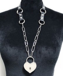 ニュリカデリック | ビッグハート南京錠チェーンタイ(ネックレス)