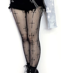 AliExpress | クロス柄/十字架/網タイツ(タイツ/ストッキング)