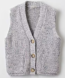 Steven Alan | ＜Steven Alan＞メランジ テープヤーン ニット ベスト (ベスト)