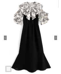 GRL | トワルドジュイ柄ボウタイフリルワンピース(ワンピース)