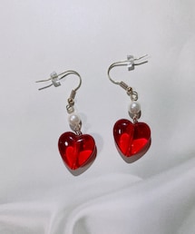 Tenshi-box | ハート×ゴールドピアス minneで購入(ピアス（両耳用）)