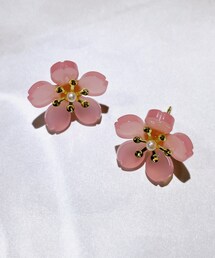 CanDo | シアー桜ピアス🌸(ピアス（両耳用）)