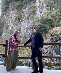 高千穂ツアーのエルデスペラード選手と矢野通選手 | アウトドア/スポーツ