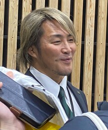 引退試合翌日に会場にいらした棚橋社長 | アウトドア/スポーツ