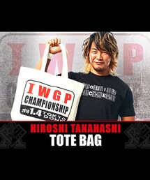 闘魂SHOP | 2019.1.4@東京ドーム 棚橋弘至vsケニー・オメガのIWGPの挑戦権利証アタッシュケースをモチーフにしたトートバッグ(トートバッグ)