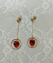 ハートピアス ゴールド | ピアス（両耳用）