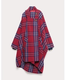 Vivienne Westwood red label | タータンチェック ケープコート　メーカー品番：1612612011

商品番号：504399553

素材：本体:毛70%  ポリエステル25%  ナイロン3%  アクリル2%  リブ部分:毛90%  ナイロン9%  ポリウレタン1%

(その他アウター)
