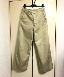 CIOTA | スビンコットンウエポンチノパンツ　size2  手放し済み(チノパンツ)