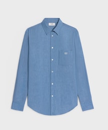 CELINE | ルーズシャツ シャンブレーコットン 2C982026Y.07LQ 36(シャツ/ブラウス)