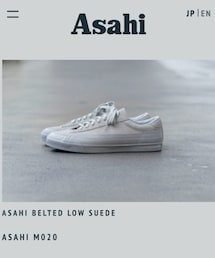 ASAHI | L017 BELTED LOW SUEDE(スニーカー)
