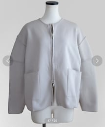 Marient | ボリュームショルダージップCD(カーディガン/ボレロ)