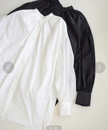 Marient | シアースリーブギャザーBL/シャツ(シャツ/ブラウス)