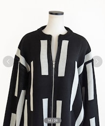 Marient | スティックZIPニットカーディガン(カーディガン/ボレロ)