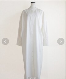 Marient | タイプライターロングシャツOP/ワンピ(シャツワンピース)