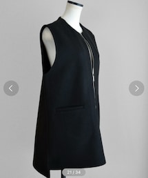 Marient | ウールZIPベスト/ジレ(ベスト)