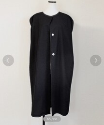 Marient | パイピングトレンチジレ/ロングベスト(ベスト)