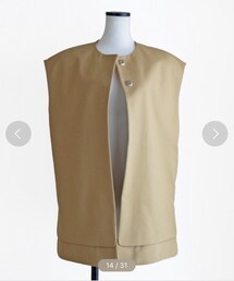 Marient | ダブルヘムカラーレスジレ(ベスト)