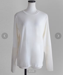 Marient | シアー切替TEE(Tシャツ/カットソー)