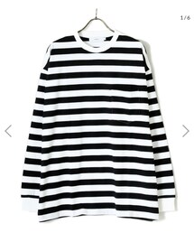 Graphpaper | Graphpaper Border L/S Pocket Tee(Tシャツ/カットソー)