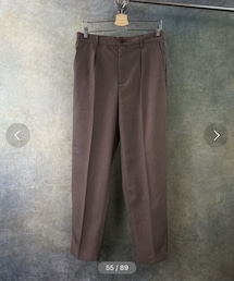 Beno | ポリトロ / W テーラード シャツ ジャケット × タック ワイドパンツ(セットアップ)