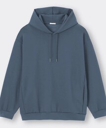 GU | ダブルフェイスビッグプルパーカー(トップス)