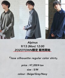 9/13 Alpinus | シャツ/ブラウス
