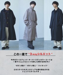 11/11 Alpinus | ステンカラーコート