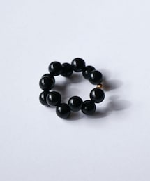 nemunemu accessory | mame ear cuff(片耳）｜カラー：ブラック｜可愛いすぎる！(イヤーカフ)