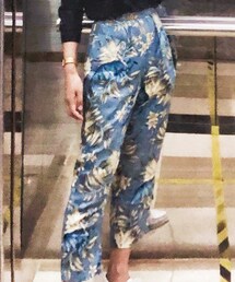 外贸真丝印花裤 | チノパンツ