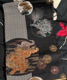 リサイクル | 獅子柄の名古屋帯🦁(着物)