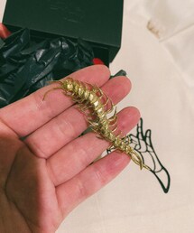 ヰロハ狐 | 百足の帯留め👘(和装小物)