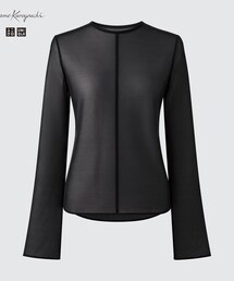 UNIQLO | シアークルーネックTシャツ（長袖）(Tシャツ/カットソー)