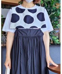 ドット○⚫つけ襟 | 付け襟