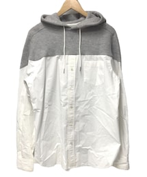 Sacai | 20ss Sacai Cotton Hoodie シャツ切替パーカー SCM-026(パーカー)
