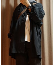 UNIQLO | オーバーサイズライトコート
+J(ステンカラーコート)