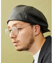 CPH | CPH/シーピーエイチ/510 TC LEATHER CASQUETTE/510TC レザーキャスケット(キャスケット)