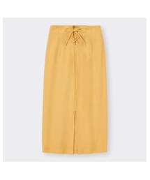 GU | レースアップナロースカート ブラック(スカート)