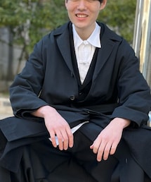 sagatomo0125｜Yohji Yamamoto POUR HOMMEのカーディガン/ボレロを使っ