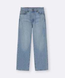 GU | ハイ・ライズストレートジーンズ(デニムパンツ)