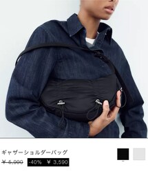 ZARA | ギャザーショルダーバッグ(バッグ)